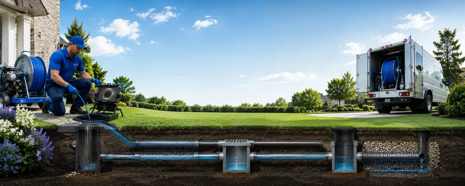 Outdoor drain cleaning information for Crockett Mills, TN